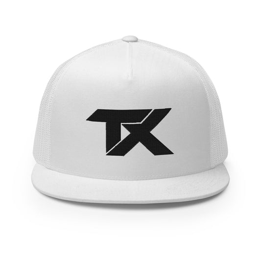 TX LOGO CAP WHITE/BLACK LOGO