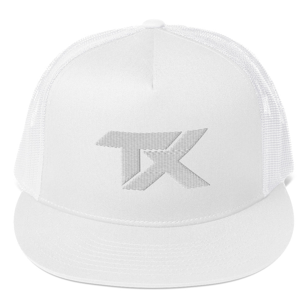 TX LOGO CAP FULL WHITE